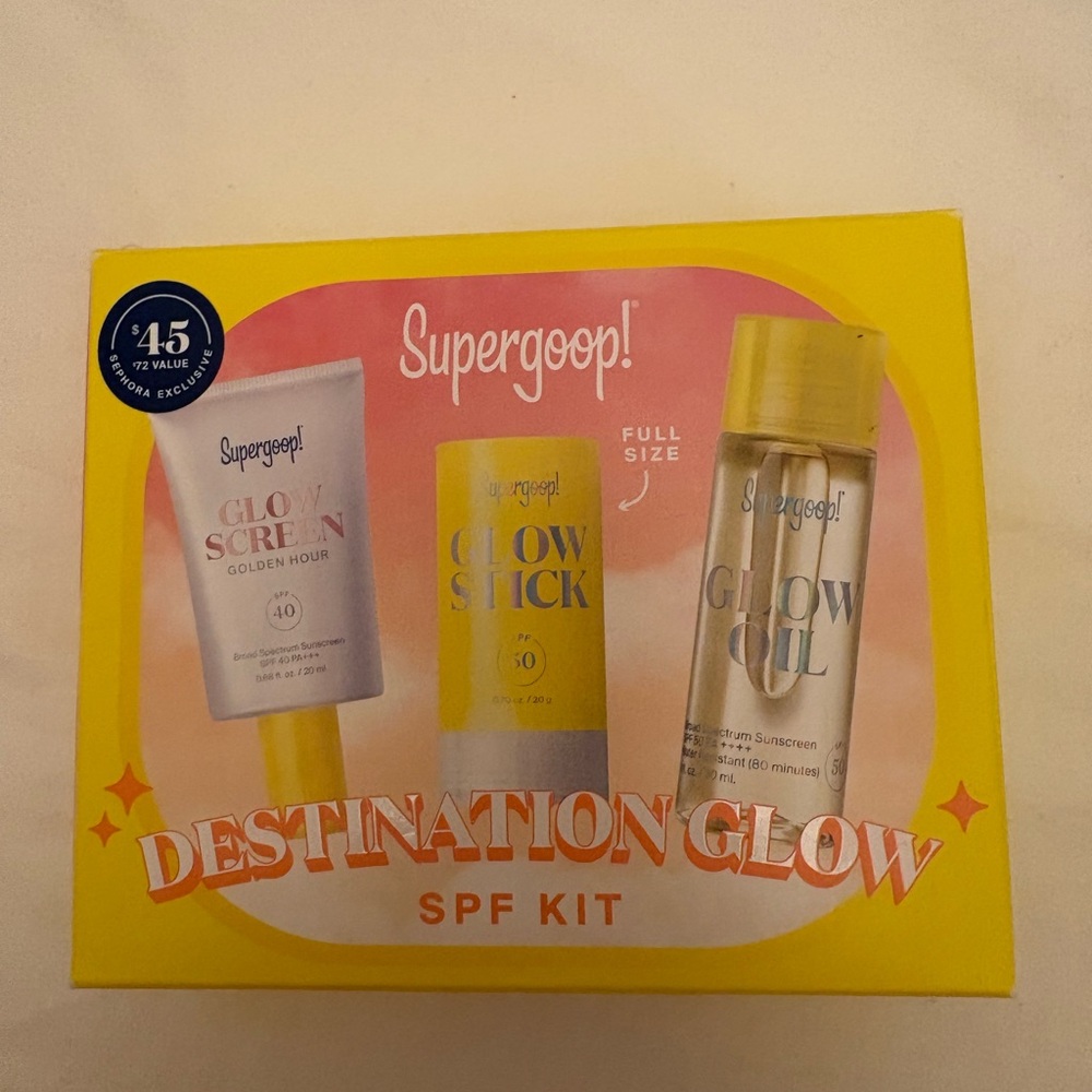 NWT SUPERGOOP! Glow Beauty Kit